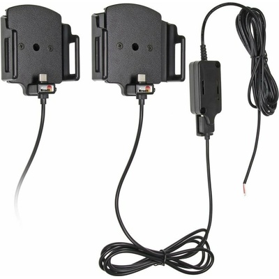 Brodit držiak do auta na mobilný telefón s USB-C nastaviteľný so skrytým nab. š.62-77 mm, hr.12-16mm 527842