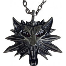 AF Zaklínačský amulet "SCHOOL OF WOLF" kovový