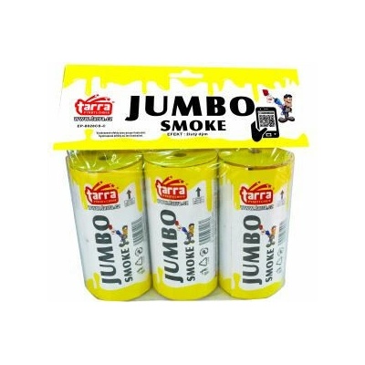 Dymovnica JUMBO SMOKE ŽLTÁ 3 ks 16/3 trhacia poistka