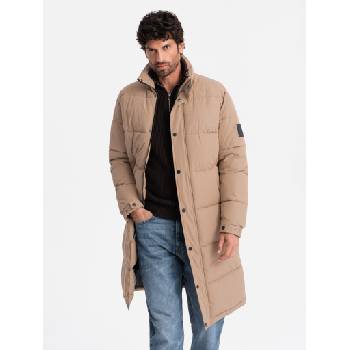 Ombre Clothing Мъжко ватирано дълго яке тип "парка" с подвижна качулка Ombre Clothing Ombre Clothing | Bezhov | МЪЖЕ | S