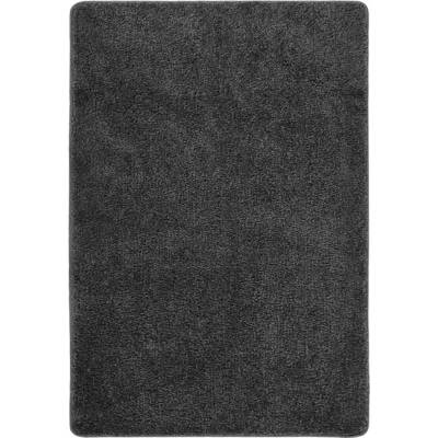 vidaXL Шаги килим, тъмносив, 160x230 см, противоплъзгащ (340380)