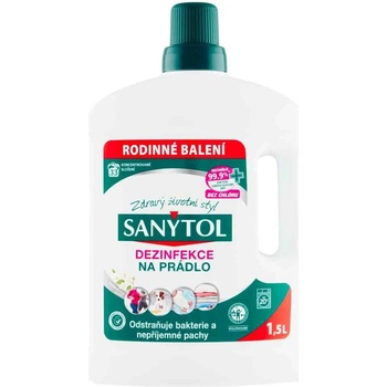 Sanytol Biele kvety Dezinfekcia na biele aj farebné prádlo a práčky 1,5 l