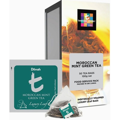 Dilmah T series zelený čaj s marockou mátou 50 x 2 g