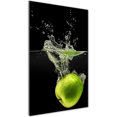 Vertikálny foto obraz sklo tvrdené Zelená jablká 50x100 cm
