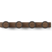 Umbra Hub Rail 4 háčky Black Walnut