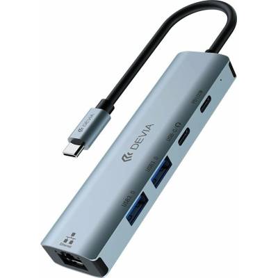 Devia USB-C Leopard Series 5-in-1 EC701