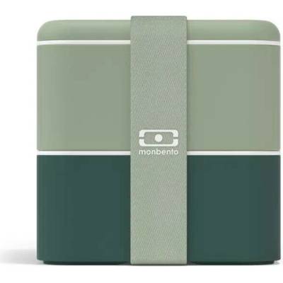 Monbento Bento box na jídlo MB square green Bicolor
