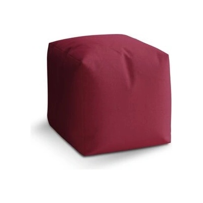 Sablio taburet Cube vínová 40x40x40 cm