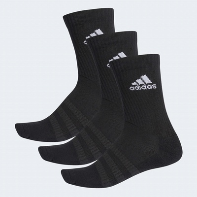 adidas Súprava 3 párov vysokých ponožiek Cush Crw 3Pp DZ9357 čierna