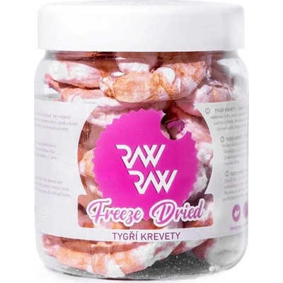Raw Raw pochúťka mrazom sušené Tigrie krevety 50 g