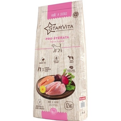 Starvita Puppy kuře a losos 12 kg