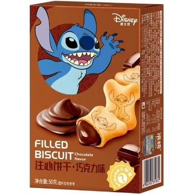 Binqi & Disney Stitch Chocolate Filled Biscuit 50 g