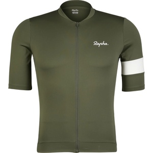 Rapha Мъжка фланелка с къс ръкав за колоездене Rapha Core Jersey Cycling jersey - Deep Depths / White Alyssum (056-3756-0713)