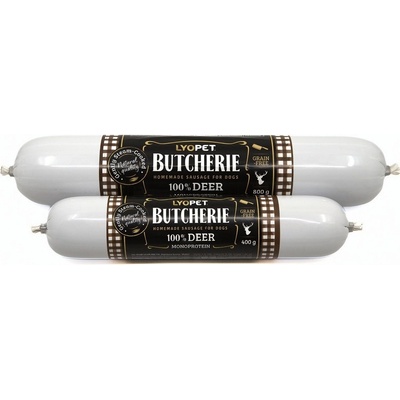 Lyopet Butcherie Deer sausage 400 g