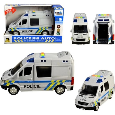 MaDe Auto Policejní dodávka zvuky a světlo