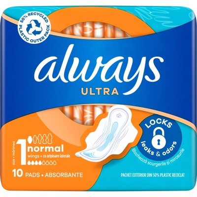 Procter & Gamble Вложки Always (10 бр. /фол) Ultra Normal