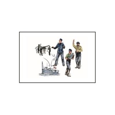 Atlantic CMK U-VII ver. Gun-Crew for 2cm Flak si 1:72