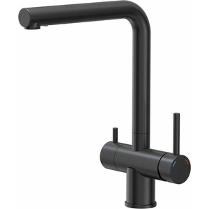 Quadron Кухненски смесител с издърпващ се душ Quadron Unique Ellen, въглеродно черно покритие (3673512_BLM)