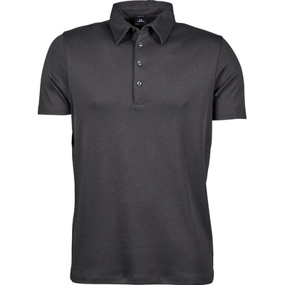 Tee Jays 1440 pánske polo z pima bavlny sivé dark