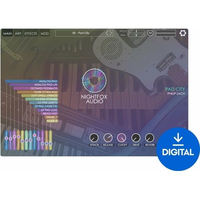Nightfox Audio Pad City (Digitální produkt)