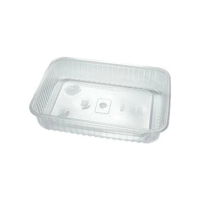 ECOFOL Plastová miska hranatá PP 180x133x33 mm 500 ml transparentní ideal pack® bal/50 ks