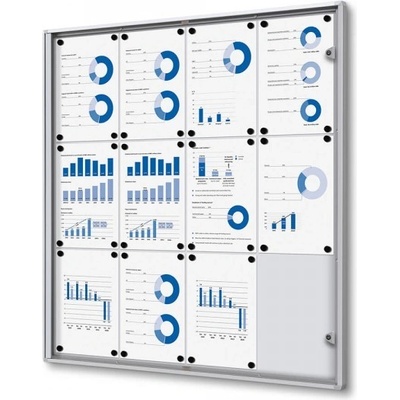 Jansen Display Economy interiérová vitrína 12 x A4 – Zboží Mobilmania