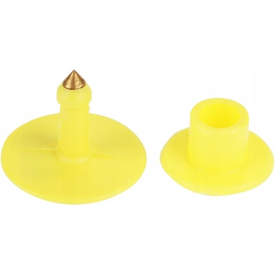 Náušnice pro ovce, kozy, prasata, skot 3x2,5cm, 100 Ks