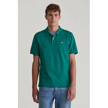 Gant Reg Shield SS Pique Polo deep forest