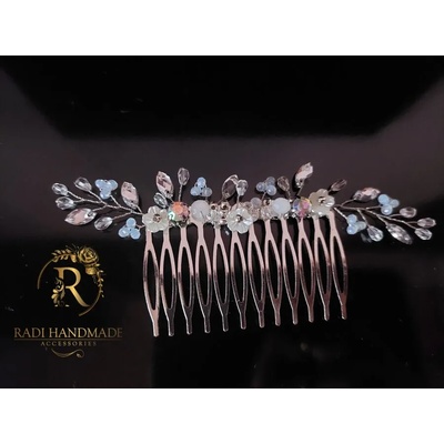 Radi handmade Гребенче за коса с камъни и кристали (208)
