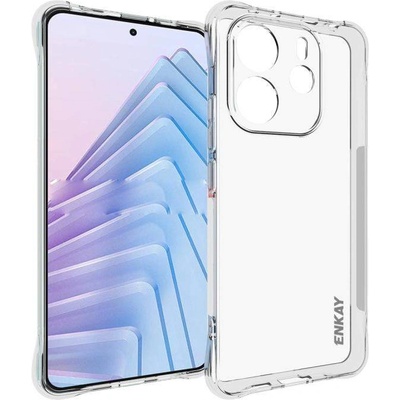 Xiaomi Redmi Note 14 4G Удароустойчив ENKAY Силиконов Калъф и Протектор