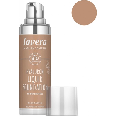 lavera Lehký tekutý make-up s kyselinou hyaluronovou 05 Natural Beige 30 ml