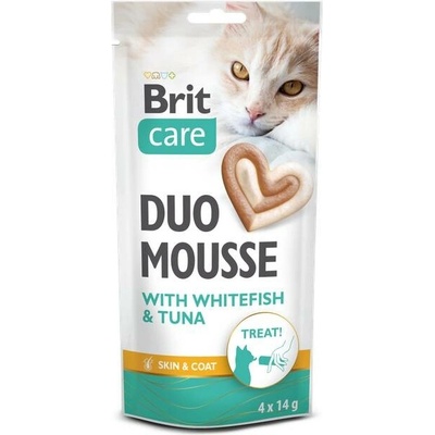 Brit Care Cat Creamy Duo Mousse with Whitefish and Tuna 4 x 14 g
