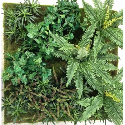 Luxusní umělá zelená stěna WALL VEGETAL C2, 76x76cm