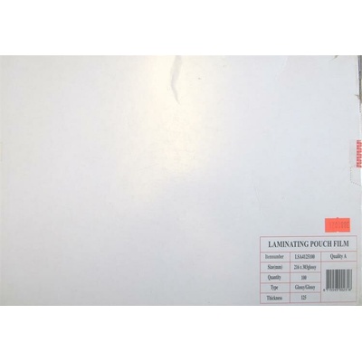 Laminovací folie A4 125mic lesklé 100ks lampoa4000125