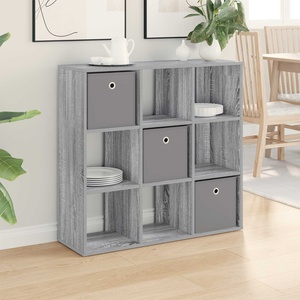 vidaXL Служебен шкаф Сив Сонома 88, 5 x 29 x 84, 5 см (8000489)
