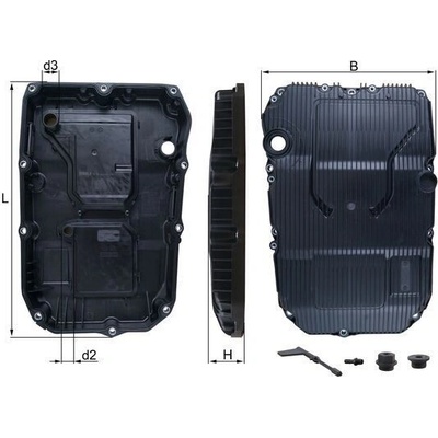 Olejová vaňa automatickej prevodovky MAHLE ORIGINAL HX 196 KIT (HX196KIT)