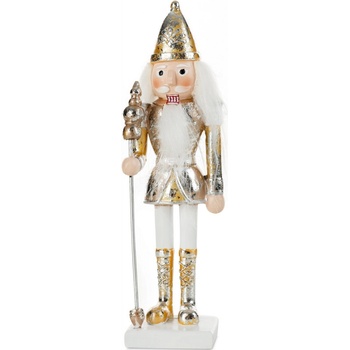EUROFIRANY VIANOČNÁ DEKORAČNÁ FIGÚRKA NUTCRACKER 20 CM ZLATÁ