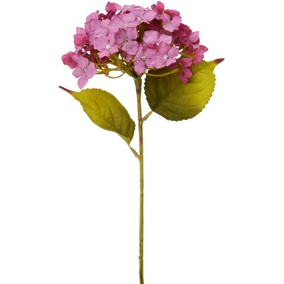 KS HYDRANGEA FIALOVÁ, ZELEŇ 33CM