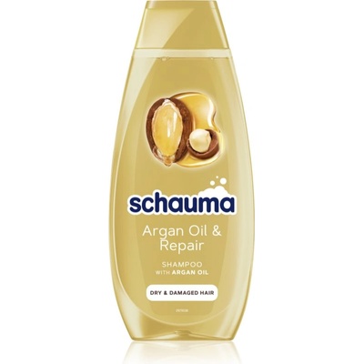Schwarzkopf Schauma Argan Oil & Repair възстановяващ шампоан за суха и увредена коса 400ml