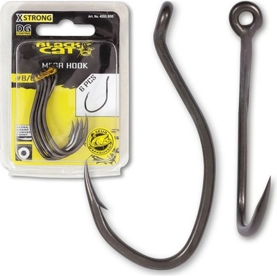 Black Cat Mega hooks DG Coating veľ.12 6 ks