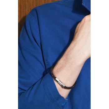 Fossil Кожена гривна Fossil (JF04918040)