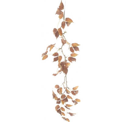 Horský list girlanda hnědá délka 122 cm
