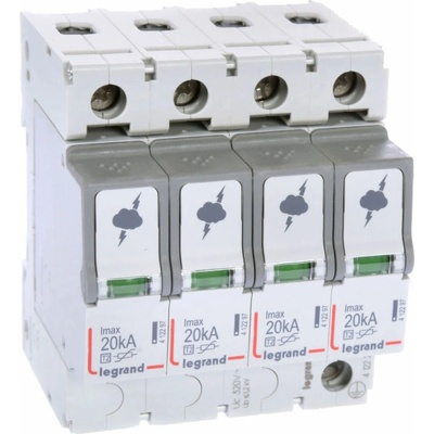 LEGRAND OMEZOVAČ PŘEPĚTÍ T2 20 KA 4P 412223