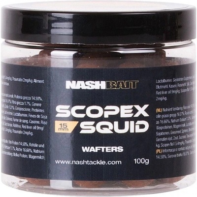 Kevin Nash Vyvážené boilies Scopex & Squid Wafters 100g 18mm
