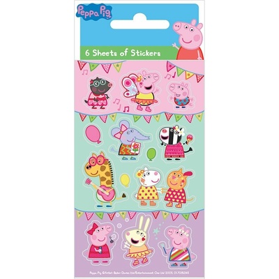 Samolepky Prasiatko Peppa Karneval