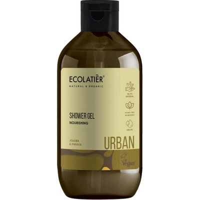 Ecolatier Urban Vyživujúci sprchový gél – jojoba a papája 600 ml