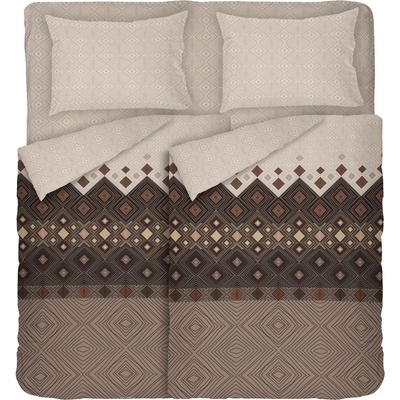 Dilios Спален комплект от 5 части Dilios - Кафе, 100% памук Ранфорс (4000016706)