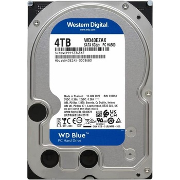 Image 1 of Western Digital WD Blue 3.5 4TB 5400rpm 256MB SATA3 (WD40EZAX)
