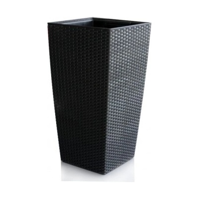 HORECANO Саксия Квадрат Висока - Черна (019745)