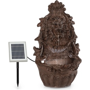 Blumfeldt Löwenstein стенен фонтан 2W соларна помпа полиразин 4 бели LED 5м кабел (SOL1-Leo) (SOL1-Leo) - electronic-star